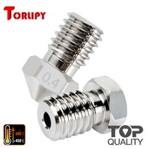 Torlipy-최고 품질 E3DV6 도금 구리 노즐 3D 프린터 Hotend M6 스레드 prusa용 내구성 비 스틱 고온 인쇄, 03 1PC 0.6mm