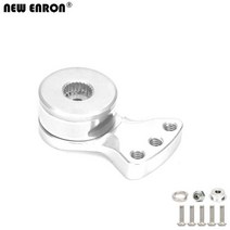 RC카 부품 ENRON 1Pcs 알루미늄 CNC 서보 보호기 15/18/21.5MM 25T 스플라인 출력 샤프트 조정 가능한 하이 토크 RC 자동차 1/10 TRAXXAS 전술, [01] Gray-15mm