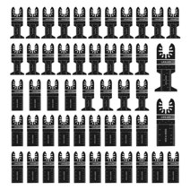 진동 톱 블레이드 LEILUO 목재 금속 플라스틱 공구 24개 DeWalt Bosch Milwaukee Craftsman Dremel Rockwell Fein 포터 케이블 시카고, 50PC