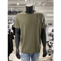 캘빈클라인진 CK진 남성 소매 로고 포인트 레귤러핏 반팔 티셔츠 40GM848-251107733