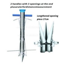 느슨한 토양 조합 야채 묘목 나무 후추 심기 정원 도구 이식기 농장 기계 빠른 파종기, measuring ruler(5)