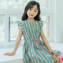 아이러브제이 [아이러브제이] 시티 체크 민소매 원피스 JUUOP42