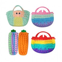 파우치 필통 푸쉬팝 푸쉬팝필통 초등학생필통 손가방 펜파우치, NO01당근필통