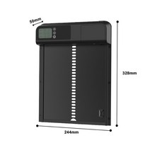 닭장 자동문 케이지 도어 개폐기 센서 양계장 자동 오프너 알루미늄 Abs 지능형 핀치 방지 유도 방수 전기 가금류 게이트 농장용, 1.W01, 1.W01