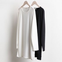 아이우먼 빅사이즈사랑해요 0078L303 데일리기본롱티 NB