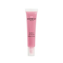 Honest Beauty Gloss-C 립글로스 파피 토파즈 코코넛 오일 + 호호바 씨드 오일 함유 | EWG 인증 + 피부과 테스트 완료 & 비건 + 크루얼티프리 | 9.5m, Rose Opal Soft Cool Pink