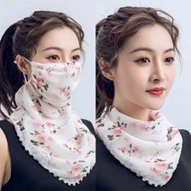 쉬폰 쿨 멀티 스카프 마스크