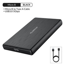 ORICO 2.5 인치 HDD 케이스 SATA to USB 3.0 HDD 인클로저 79.5mm HDD SSD 디스크 케이스 용 외장 HD 케이스 하드 드라이브 박스 지원 UASP, 5.Micro B to USB 3.0