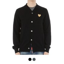 [꼼데가르송] 22FW 골드하트 와펜 울 가디건 2종 AZ N050