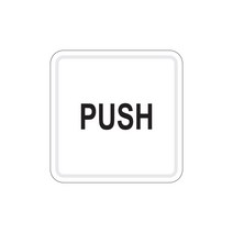 PUSH(몰딩) 몰딩사인 미세요 미시오 100x100x3 1개입, 2개