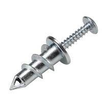 석고보드 천공앙카 100개 1봉지 13x25mm 외날 석고피스 합판용