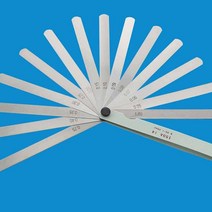 틈새 갭 게이지 피트 미세 균열 단차 간극 0.02mm, 200mm(17세트) 0.02-1.00