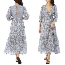 [국내배송] 23SS 루이스미샤 BALI 발리 롱 원피스 WRIS23L0028 BLUEINDIANBLOOM