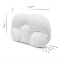 잠잘오는 편한 꿀잠 베개 경추 배개 경추목 계란 수면 3D 마이크로 에어 볼 구름, CHINA, WHITE