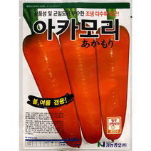아카모리 당근씨앗 400립 봄가을 파종용 (코팅씨앗), 1개