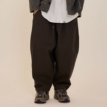 카고브로스 CB BASIC COTTON WIDE BANDING PANTS CHARCOAL