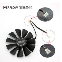 컴퓨터 원본 ASUS GTX780 GTX780TI R9 280X 290X 비디오 그래픽 카드 냉각 팬 T129215SU FD9015U12S, [01] EVERFLOW 1Set