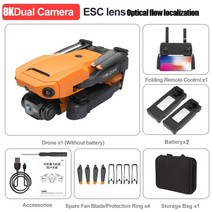 에어로쿼드드론 RC 헬기 키덜트 드론 플라잉볼 125, 8k 듀얼 렌즈 esc 2b
