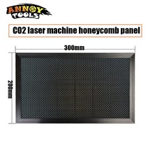목공 부품CO2 레이저 조각기 절단기용 300x200mm 레이저 벌집 작업대 보드 작업 테이블, 03 9.5mm_02 Black frame