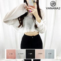 VANANA2 가을 포인트 루즈 크롭티