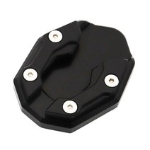 바이크 오토바이 자전거 킥 보관 거치대 스탠드 앞바퀴 뒷바퀴 고정 익스텐더 발 사이드 확장 패드 지원 플레이트 미끄럼 방지 확장베이스 PCX150 PCX160, [05] Black, 05 Black