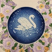 (엔틱/빈티지) 로얄코펜하겐 1976년 빙앤그뢴달 B&G 마더스데이 어머니의날기념접시