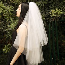 셀프웨딩 베일면사포 웨딩소품 브라이덜샤워 헤어소품, 상품선택, 면사포, 면사포