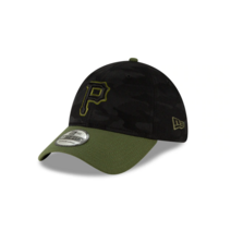 피츠버그 파이어리츠 뉴에라 Black 카모 Team Classic 39Thirty Flex Fit 모자