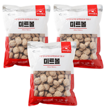 아워홈 미트볼 1kg x3개 에어프라이어요리