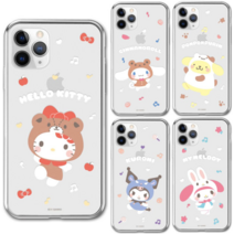오너클랜 갤럭시A5 2017 산리오 인형 투명 케이스 A520