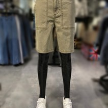 버커루 남성 면스판 빈티지 5부 반바지(MDBKR22S465P)