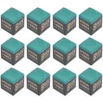 카본 큐대 당구 큐 스틱 닦아 분말 풀 테이블 큐 분필 스누커 액세서리 재생, 2.5x2cm, [01] Green