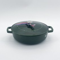 스타우브 시스테라 브레제 양수냄비, 24cm, 바질그린