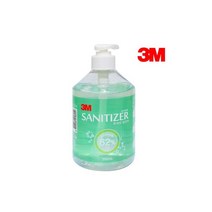 3M 손소독제 500ml 핸드 세니타이저 겔 1개 손세정제