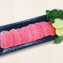 더예쁜한우 수입 홍두깨 슬라이스 500g 육전용 냉동, 단품