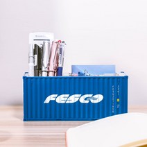 컨테이너 마리티모 펜 홀더 20 피트 미니 선박 명함 케이스 화물 물류 스케일 모델 상자 장난감, [23] FESCO (PH)