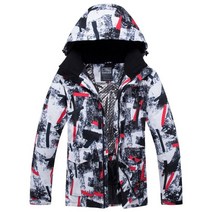 보드 스키 용품 겨울 스키복 바람막이 방수 아웃도어 재킷 + 바지 세트 남성용 스노우보딩 슈트, 13 jacket 17_05 XXXL