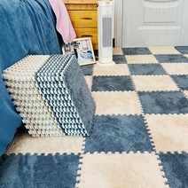 퍼즐매트 조립매트 베란다 거실 놀이방 유아 안전매트 층간소음감소 조립식카페트, 블랙