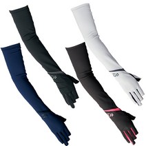 다이와 정품 롱커버 글로브 3컷 절단 DG-78009, 블랙S