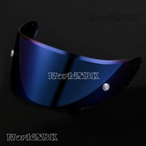 쇼에이 X14 쇼에이 Z7 호환용 미러 컬러 클리어 쉴드 CWR-1 NXR RF-1200, Blue Visor