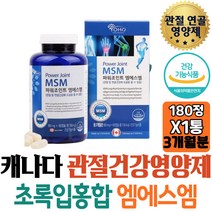 40대 여자 관절건강 MSM 추천 초록입홍합 손목 손마디 연골영양제 캐나다직수입 요호 파워조인트 장모님 JOINT 어깨 새끼손가락 팔꿈치 테니스엘보 고함량 50대 엄마 손가락마디