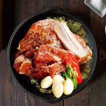 갈비아저씨 국내산 돼지로 만든 수제 양념 돼지갈비 통갈비, 900g, 1개