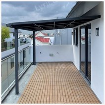 캐노피 썬룸 정자 테라스 창고 조립식 돔하우스, 3x2.5m