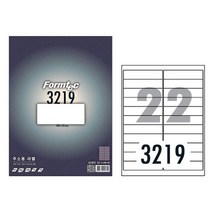 폼텍 LQ-3219 주소용 라벨지 22칸 레이저 잉크젯 20매