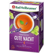 유럽홍차 바드 하일브루너 좋은 밤 독일 약용차 천연허브 수면에 도움 천연허브 티백 Bad Heilbrunner, 1개