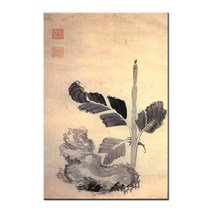 한국화 민화 신사임당 신윤복 책가도 풍수 전통 민속화 풍속화 인테리어 학교 교실 교육 그림 캔버스 액자, 30.정조-파초도