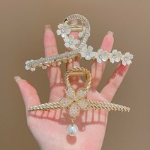 헤어핀 머리핀 뒷머리 그래버 여성 새로운 대형 상어 클립 하이 엔드 머리핀 인터넷 연예인 헤어 클립 모자를 쓰고 있죠