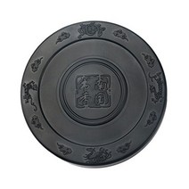 벼루 서예 1 pc 일본 잉크 일본 전통 잉크 슬래브 브러시 홀더 duan 잉크 스톤 일본 잉크 스톤, 검은색