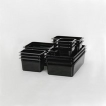PC밧드 블랙 바트 냉장고 정리 보관용기 저장용기 업소용, PC블랙밧드 Full
