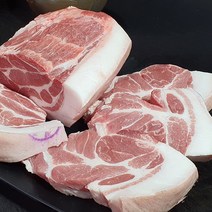 제주흑돗 제주 흑돼지 냉장육 구이용 보쌈수육용 목살 4kg, 구이용(2.5cm두께)